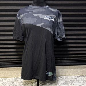 NFL Team Apparel Men’s Seattle Seahawks‎ NFL Camo Foundation Jersey SZ MED NWOT